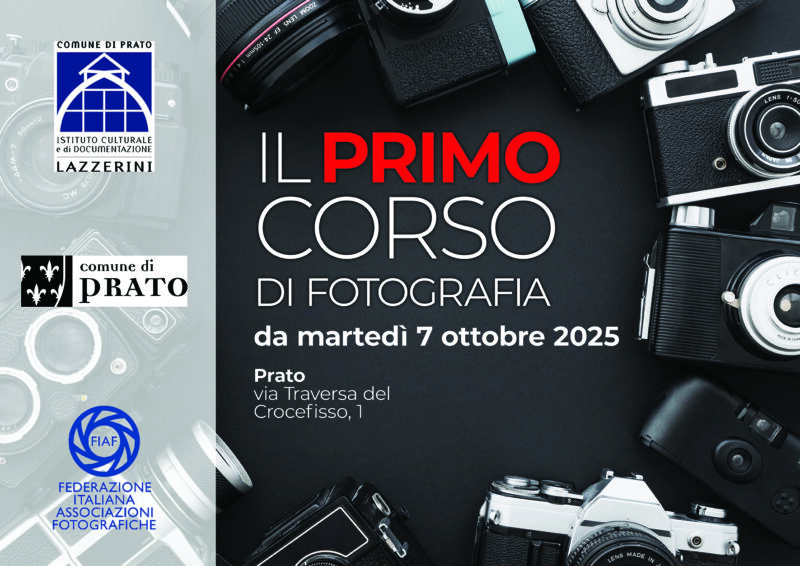 Corso di base di fotografia a prato, organizzato dal foro club il primo terzo